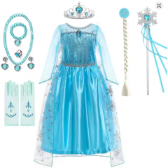 Cold Blue Princess Dress 