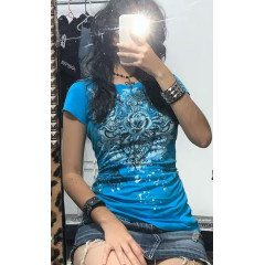Sparkly Heart and Rose Tee for Trendy Outfits