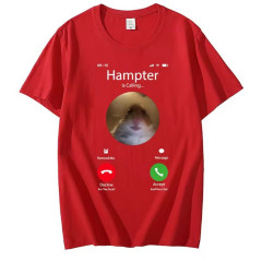Casual Oversized Tee with Dank Hamster Face