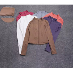 Women's Fitness Jacket – Lightweight Long Sleeve Activewear