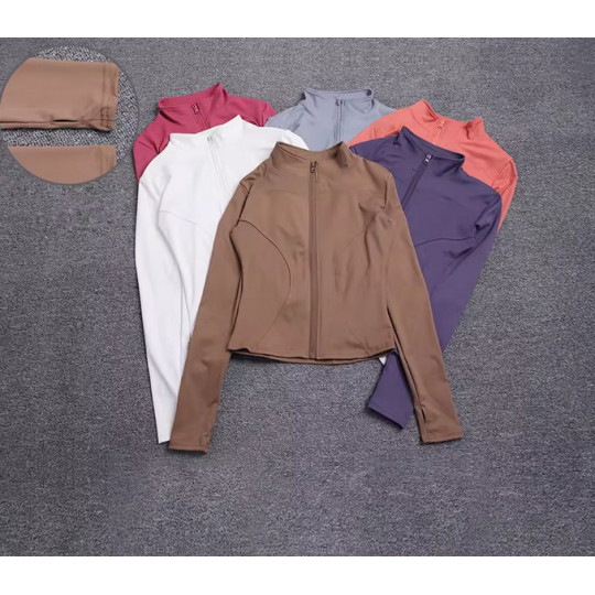 Women's Fitness Jacket – Lightweight Long Sleeve Activewear Women's Fitness Jacket – Lightweight Long Sleeve Activewear