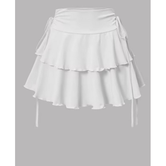 Women's Solid Color High Waist Mini Skirt – Slim Fit Elastic Waist Summer Skirt Women's Solid Color High Waist Mini Skirt – Slim Fit Elastic Waist Summer Skirt