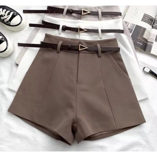 ITOOLIN Women's High Waist A-Line Shorts with Belt – Chic Vintage Office Style
