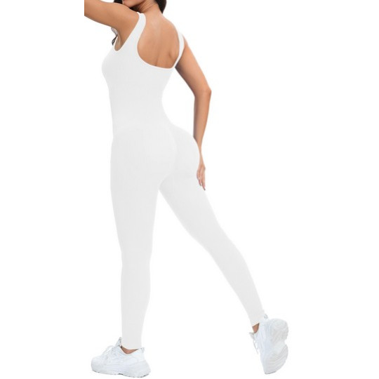 Shaping One-Piece Ribbed Jumpsuit Shaping One-Piece Ribbed Jumpsuit