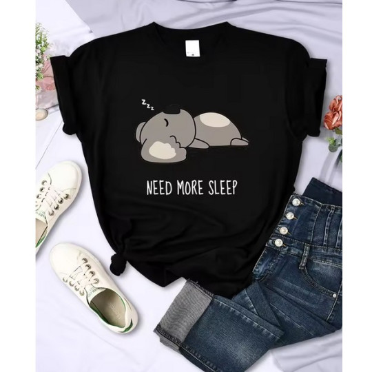 Need More Sleep Bear Tee – Streetwear Style