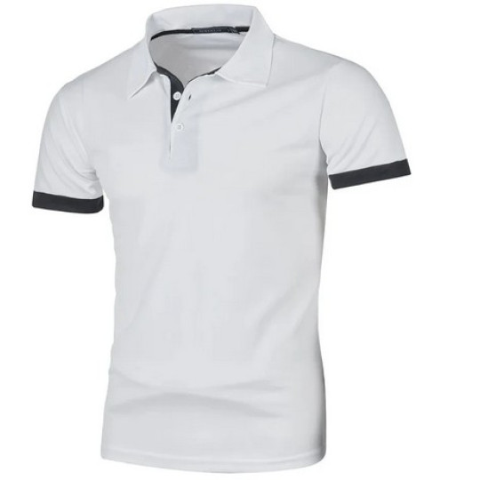 Streetwear Solid Polo – Lightweight Comfort