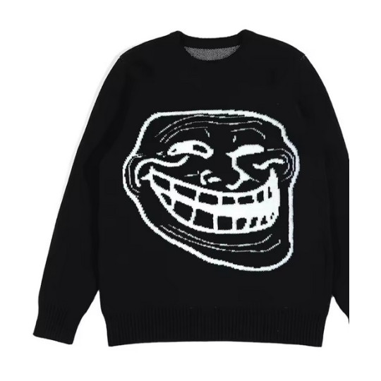 Streetwear Knitted Sweater – Anime Art Design Streetwear Knitted Sweater – Anime Art Design