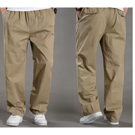 Casual Big & Tall Cargo Pants – Cotton Blend Casual Big & Tall Cargo Pants – Cotton Blend