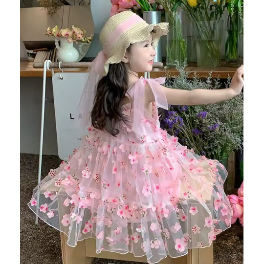 Infant Mesh Princess Dress 0–3Y
