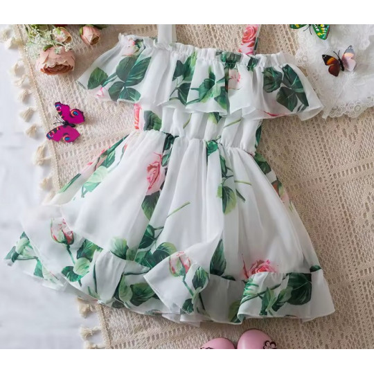 Baby Girl Sleeveless Floral Dress