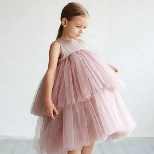 Baby Girl Gauze Tutu Dress for Birthday and Party 1 to 5 Years