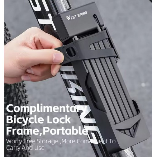 Anti-Theft Foldable Bike Lock for Secure Outdoor Protection