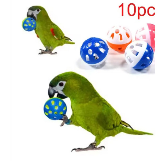 Parrot Rolling Bell Ball Toy Set Parrot Rolling Bell Ball Toy Set