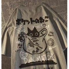 Japanese Cartoon Cat T-shirt