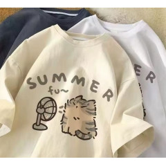 Cat Print T Shirt for Retro Vibes 