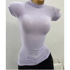 Flattering Transparent Shirt for Club or Layered Style