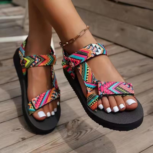 Summer Flat Hemp Beach Sandals