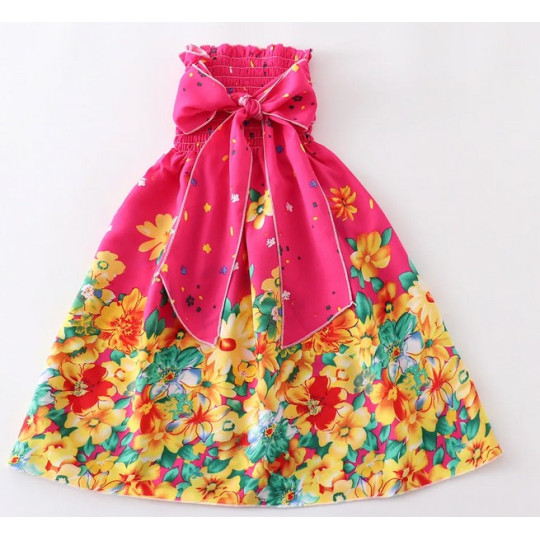 Beach Princess Sling Dress for Girls