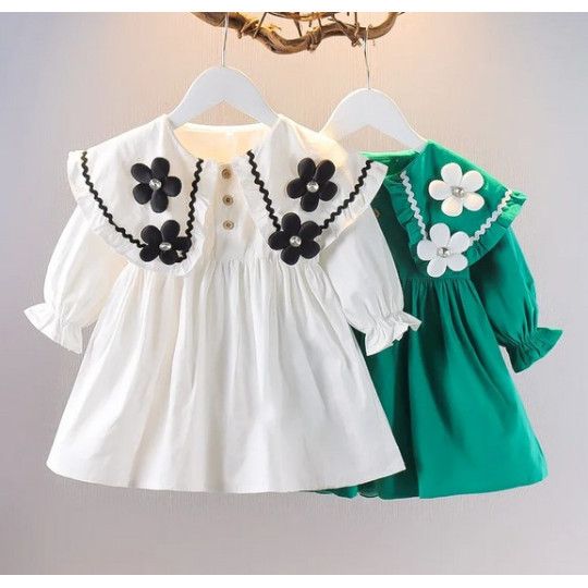 Girls’ Spring & Autumn Flower Dress