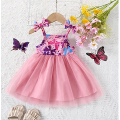 Summer Bow Suspender Dress