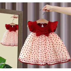 Princess Dress with Bow for Baby Girls