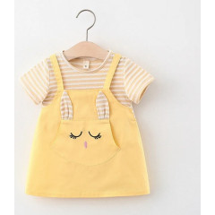 Baby Girl Cartoon Cat Summer Dress