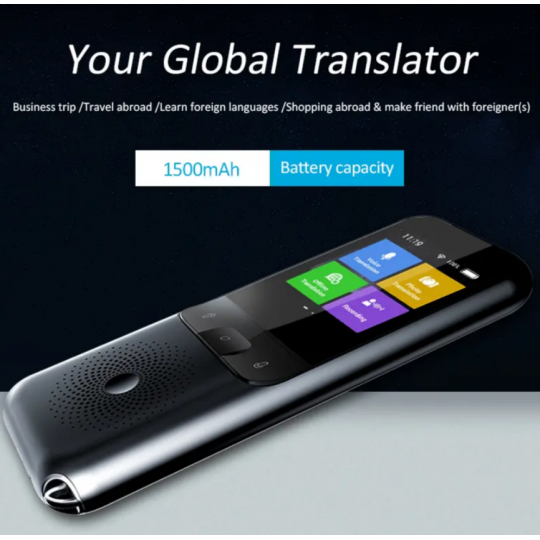  Portable Audio Translator 138 Language. Smart Translator Offline In Real Time Smart Voice AI Voice, Photo Translator